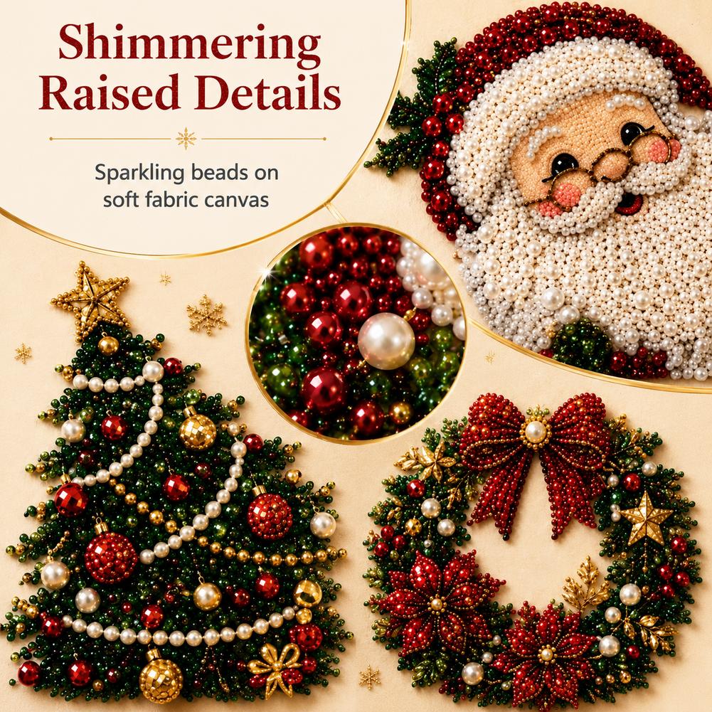Art Craft For Christmas - Noel Baba Kendin Yap İnci Boncuk