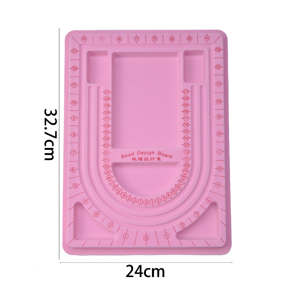 Art Craft Board - Renkli Flockeda Boncuk Tahtası Bilezik Kolye