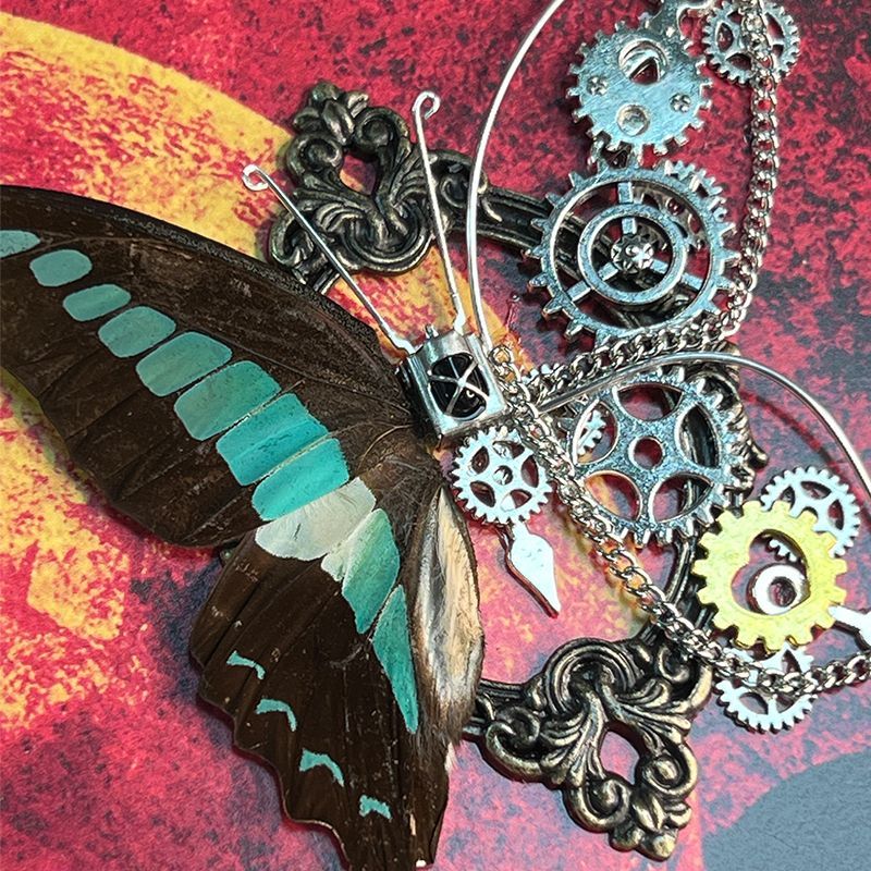 Art Craft And Cloth - Steampunk Kelebek Çerçevesi DIY Kiti Gerçek
