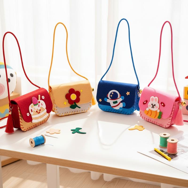 Art Craft Activities - Çocuklar için Keçe Çanta Yapma Seti
