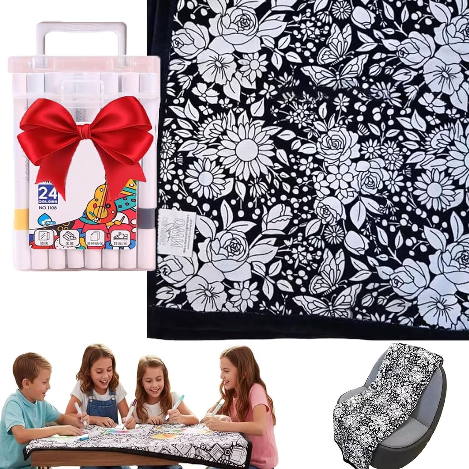 Art Craft Activities - Kendi Battaniyenizi Boyayın Yıkanabilir Tüylü Kadife