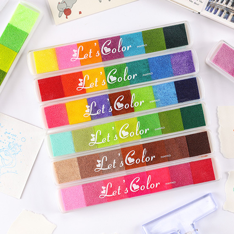 Art Craft Activities - Sevimli Mix Renkli Mürekkep Pedi Okul