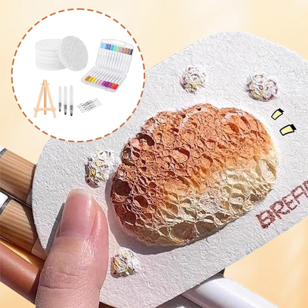 Art Craft Activities - Sihirli Kanvas Sünger DIY Yaratıcı Aktivite