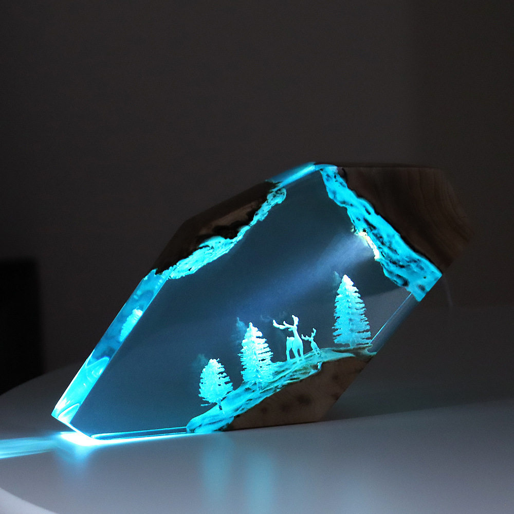 Art Craft For Christmas - Orman Perisi Geyiği Masaüstü Sanatı Kişiselleştirilmiş