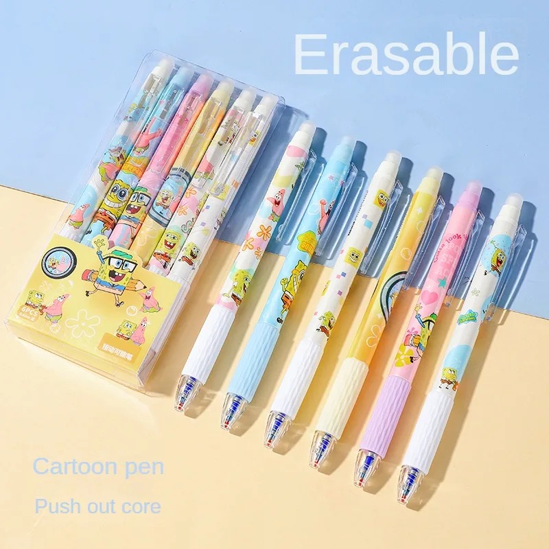 6 adet/takım SpongeBob Kawaii  - Calligraphy Pen Set incelemesi ve fiyatı