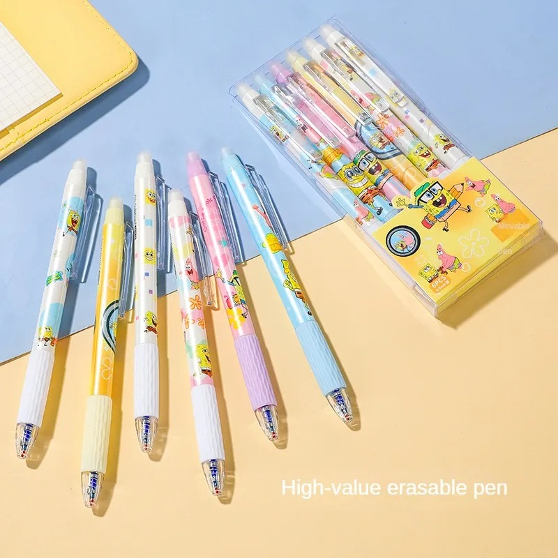 6 adet/takım SpongeBob Kawaii  - Calligraphy Pen Set incelemesi ve fiyatı