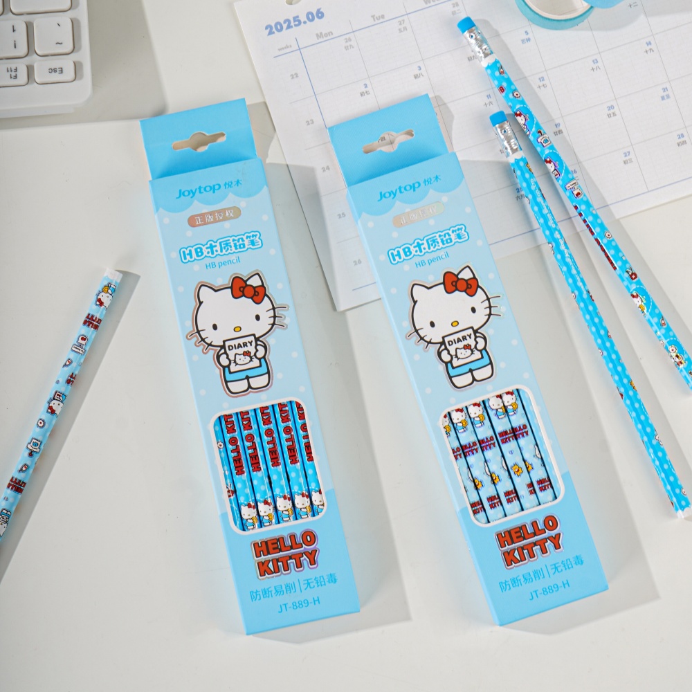 12 adet Orijinal Sanrio Hello  - Calligraphy Pen Set incelemesi ve fiyatı