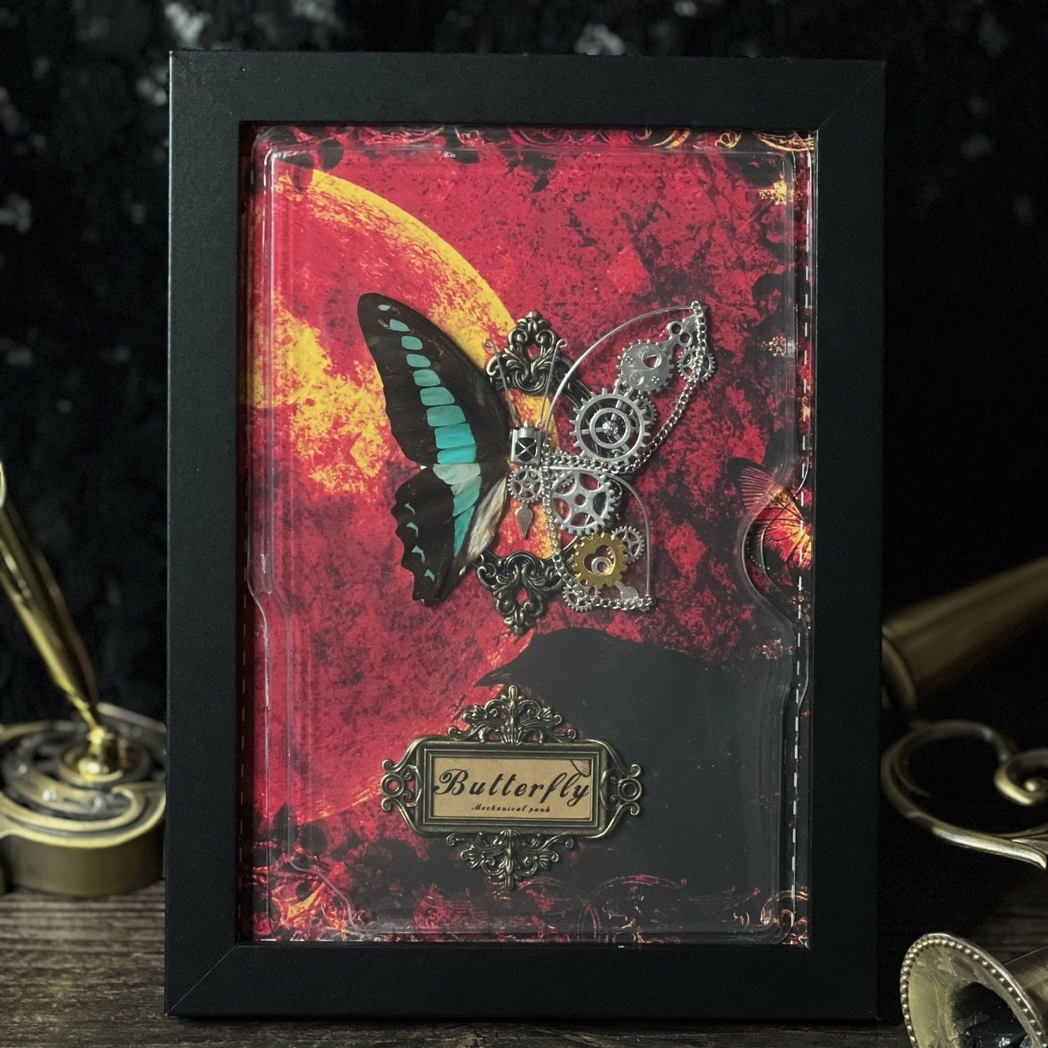 Steampunk Kelebek Çerçevesi DI - Art Craft And Cloth incelemesi ve fiyatı