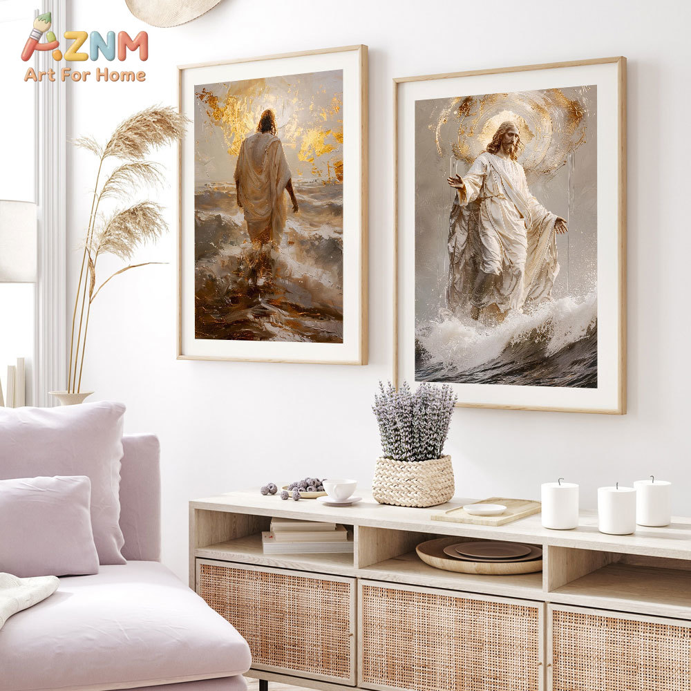 AZNM İsa Mesih Kanvas Tablo Su - Art Craft Toys incelemesi ve fiyatı