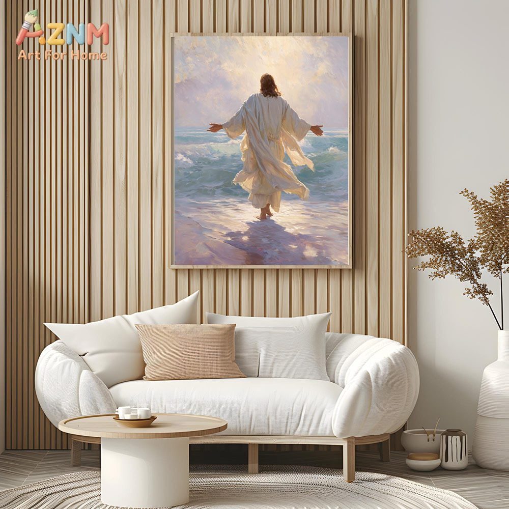 AZNM İsa Mesih Kanvas Tablo Su - Art Craft Toys incelemesi ve fiyatı