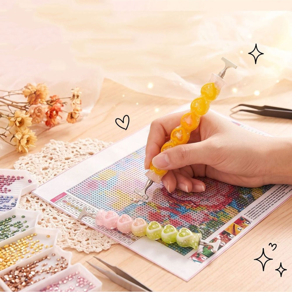 Yeni Kalp Şeklinde Elmas Boyam - Art Craft And Design incelemesi ve fiyatı