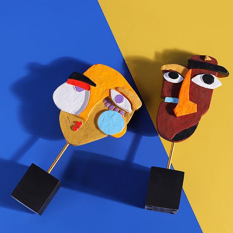 Yaratıcı Soyut İnsan Yüzü Renk - Tv Art And Craft incelemesi ve fiyatı