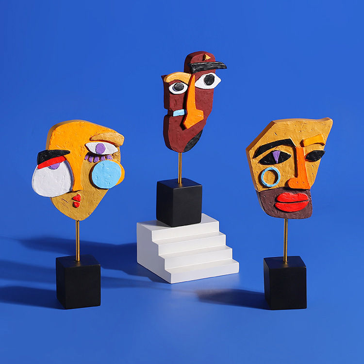 Yaratıcı Soyut İnsan Yüzü Renk - Tv Art And Craft incelemesi ve fiyatı