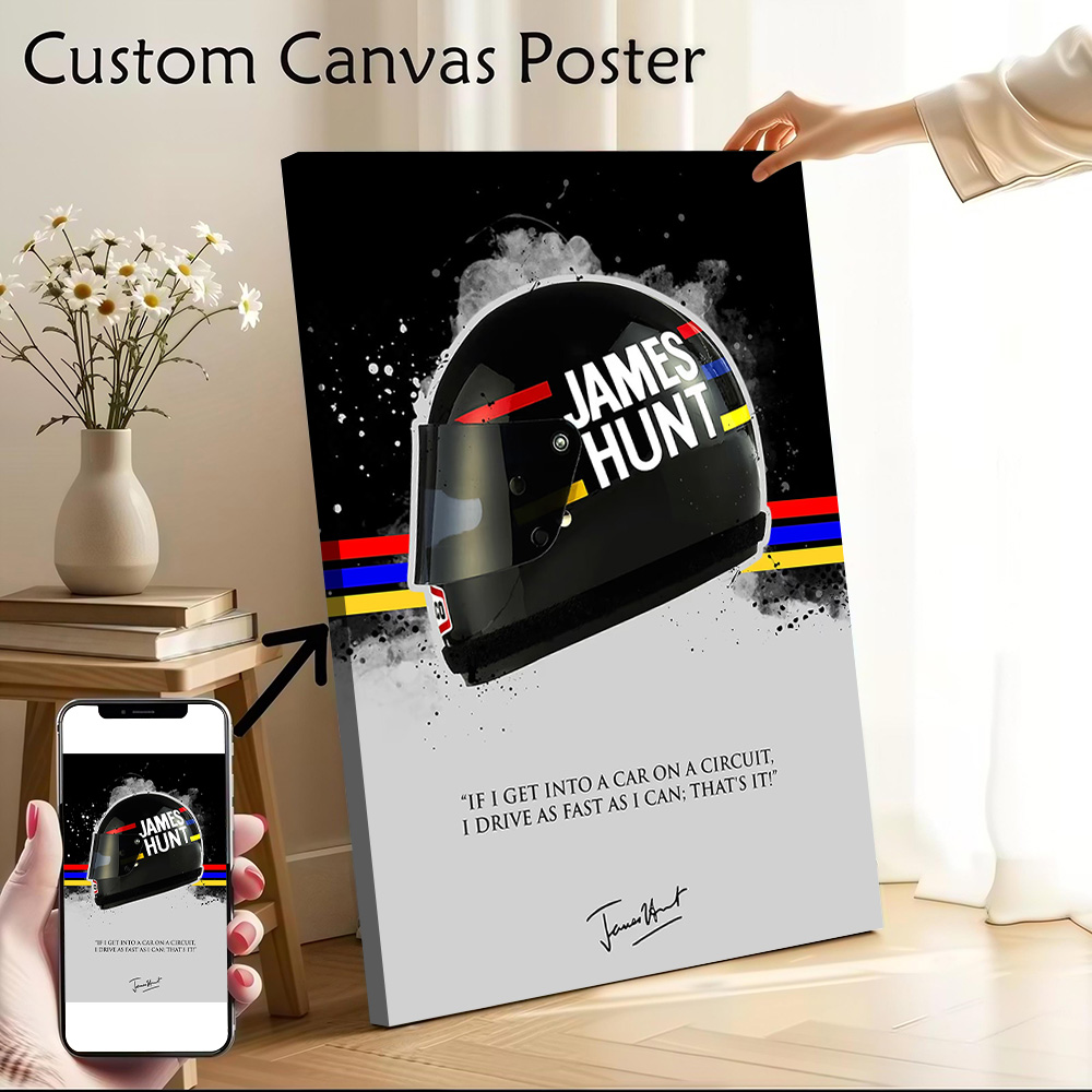 JAMES HUNT Alıntı Baskılı Tuva - Art Craft Toys incelemesi ve fiyatı