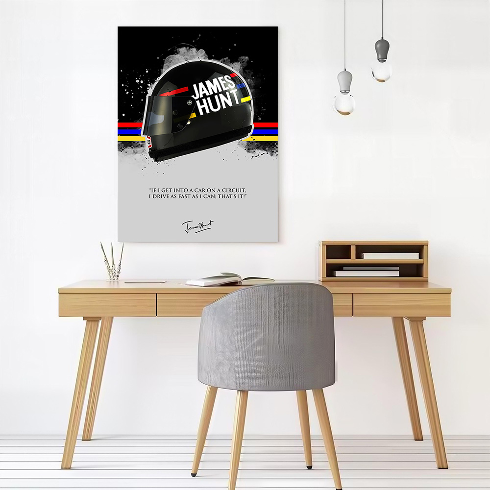 JAMES HUNT Alıntı Baskılı Tuva - Art Craft Toys incelemesi ve fiyatı