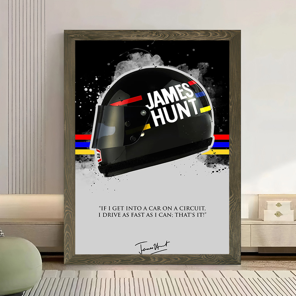 JAMES HUNT Alıntı Baskılı Tuva - Art Craft Toys incelemesi ve fiyatı