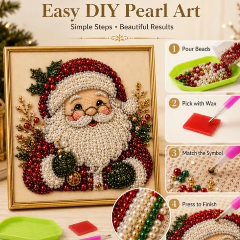 3D Noel İnci Rhinestone Boyama - Art Craft For Christmas incelemesi ve fiyatı