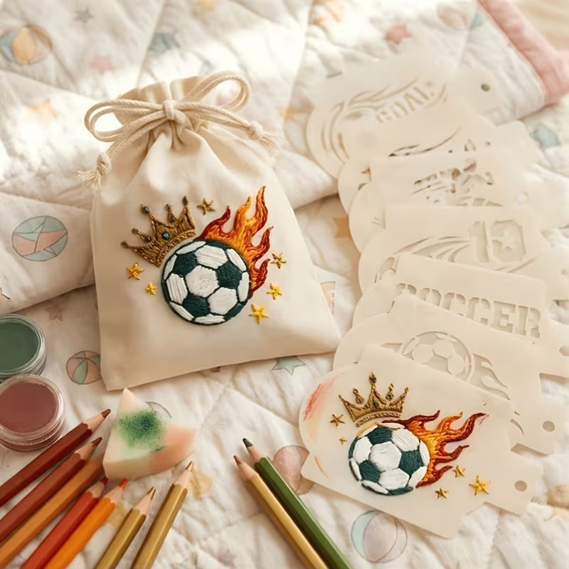 6 adet futbol şablonları boyam - Silk Screen Printing incelemesi ve fiyatı